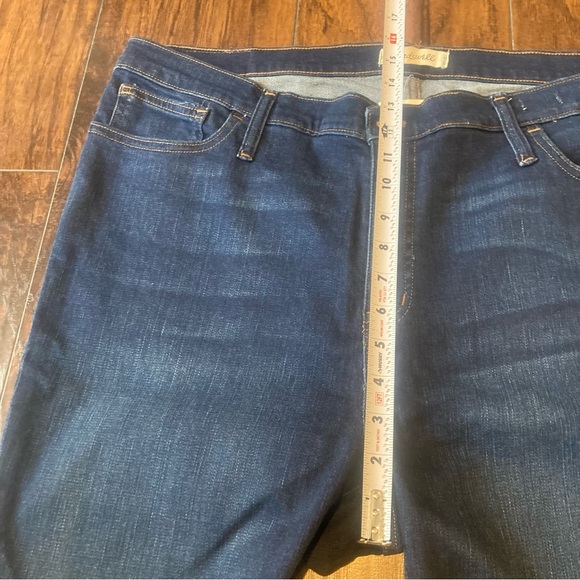 New Madewell NWT 9" Mid-Rise Skinny Jeans Larkspur TENCEL™ Denim Stretch Blue 35 - Picture 11 of 11